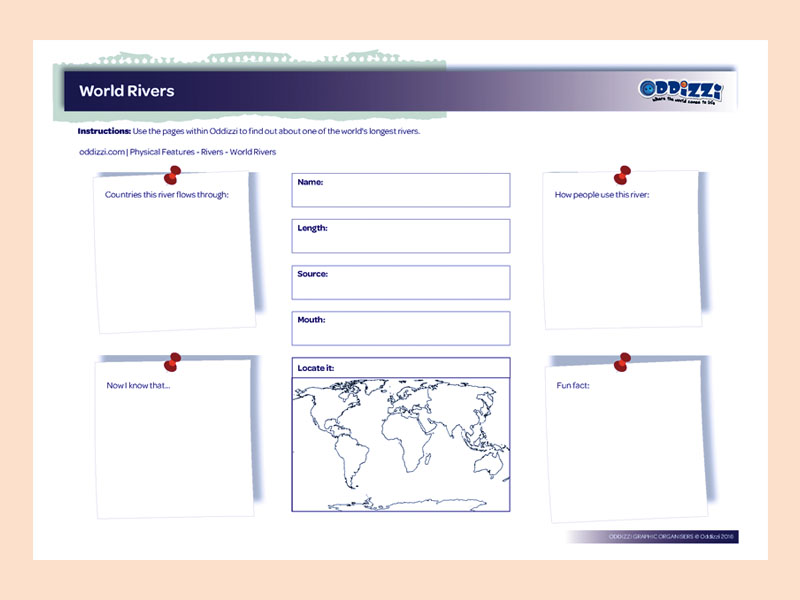 Basin Oddizzi World Rivers Preview Explanation Text Writing Templatepreview