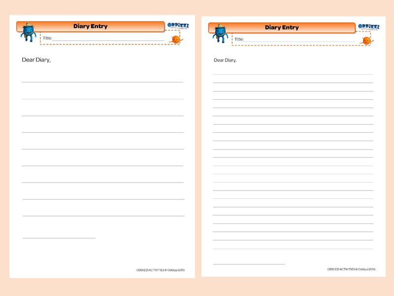 How To Write A Diary Entry Ks2 Ppt