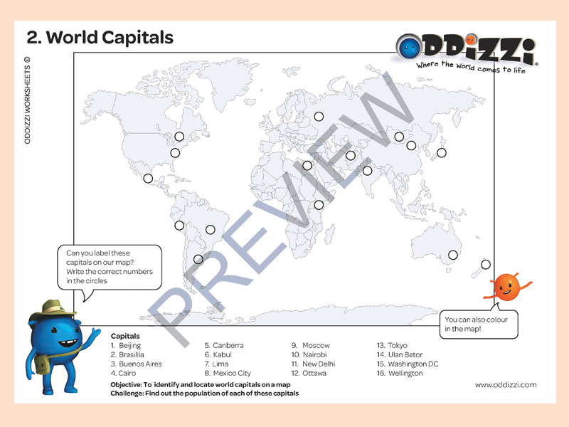 map of the world ks2 worksheet 88 world maps