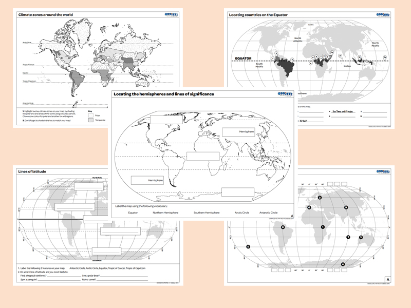 map skills oddizzi